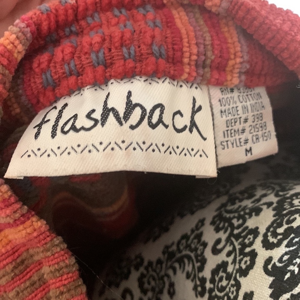 Flashback Stripe Tapestry Buttoned Jacket - image 4